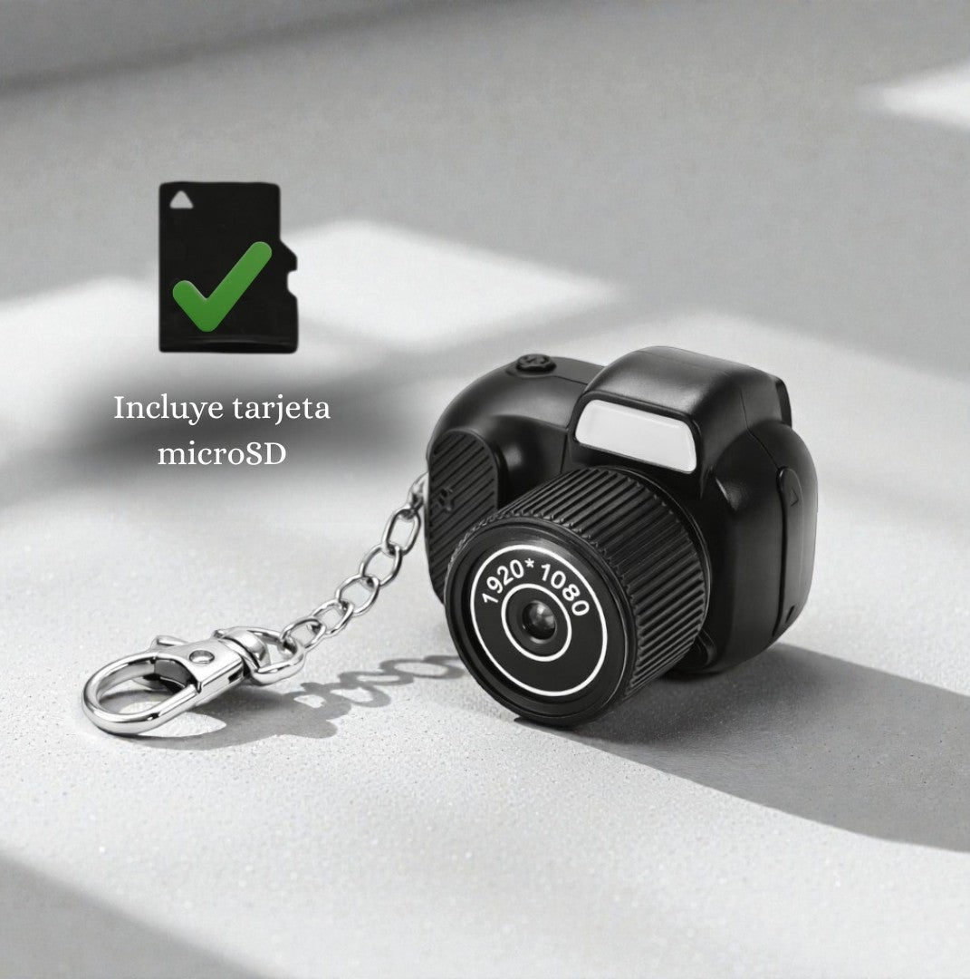 Cámara llavero Rewind